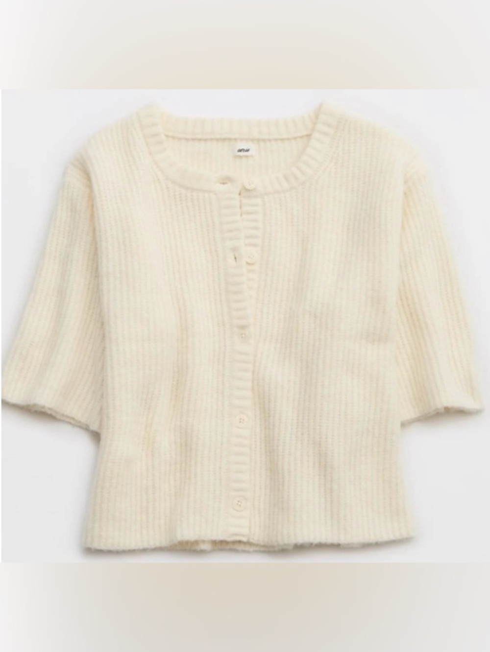 Aerie Unreal Short Sleeve Cardigan